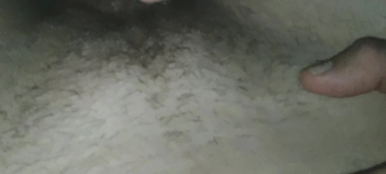 Licking hairy pussy