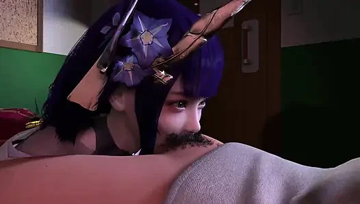 Shogun Raiden Ist Ein Mädchen in Hitze - Genshin Impact Hentai