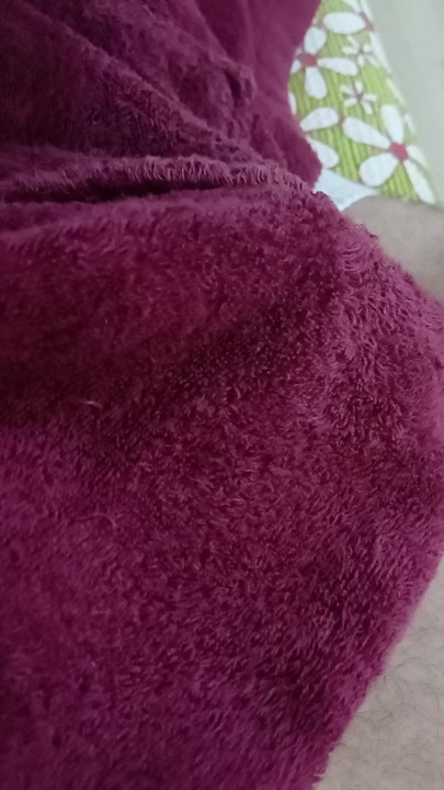 After showering