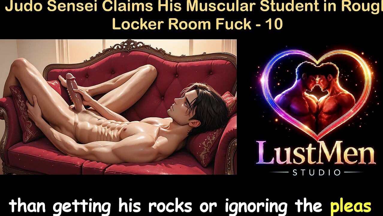 Gay Audio Sex Story - Judo Sensei Claims His Muscular Student in Rough Locker Room Fuck - Part 10