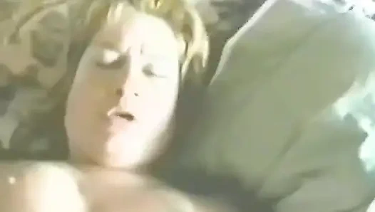 Blonde Sucks Dick Then Takes on Two Dildos