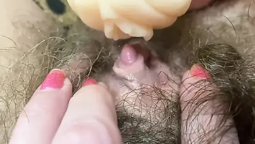 Orgasme klitoris hardcore closeup