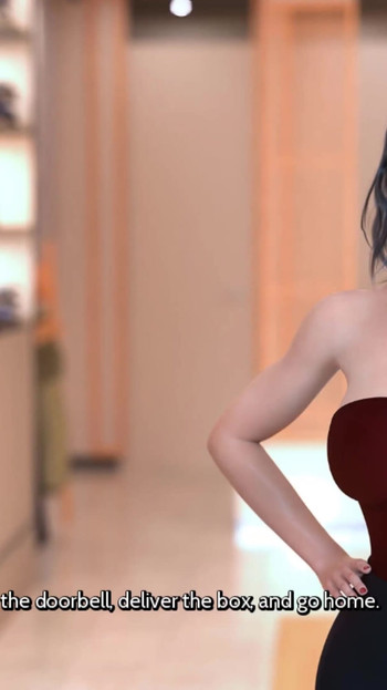 Freshwoman - my first delivery ended with fucking