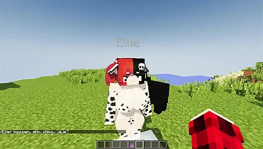 Beautiful girl dressed as a cow wants me to milk her and give her my milk