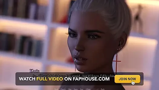 Her yerin başladığı yer 24 - William Kattie'nin göğüslerine ve götüne bastırıyor ve sonra ilk kez meme uçlarını emiyor