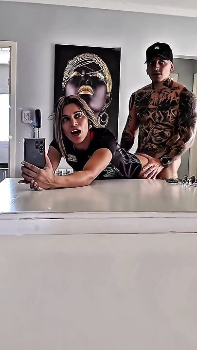 Intense Fucking in Front of the Mirror with Delicious Internal Cumshot Ends in Squirt.