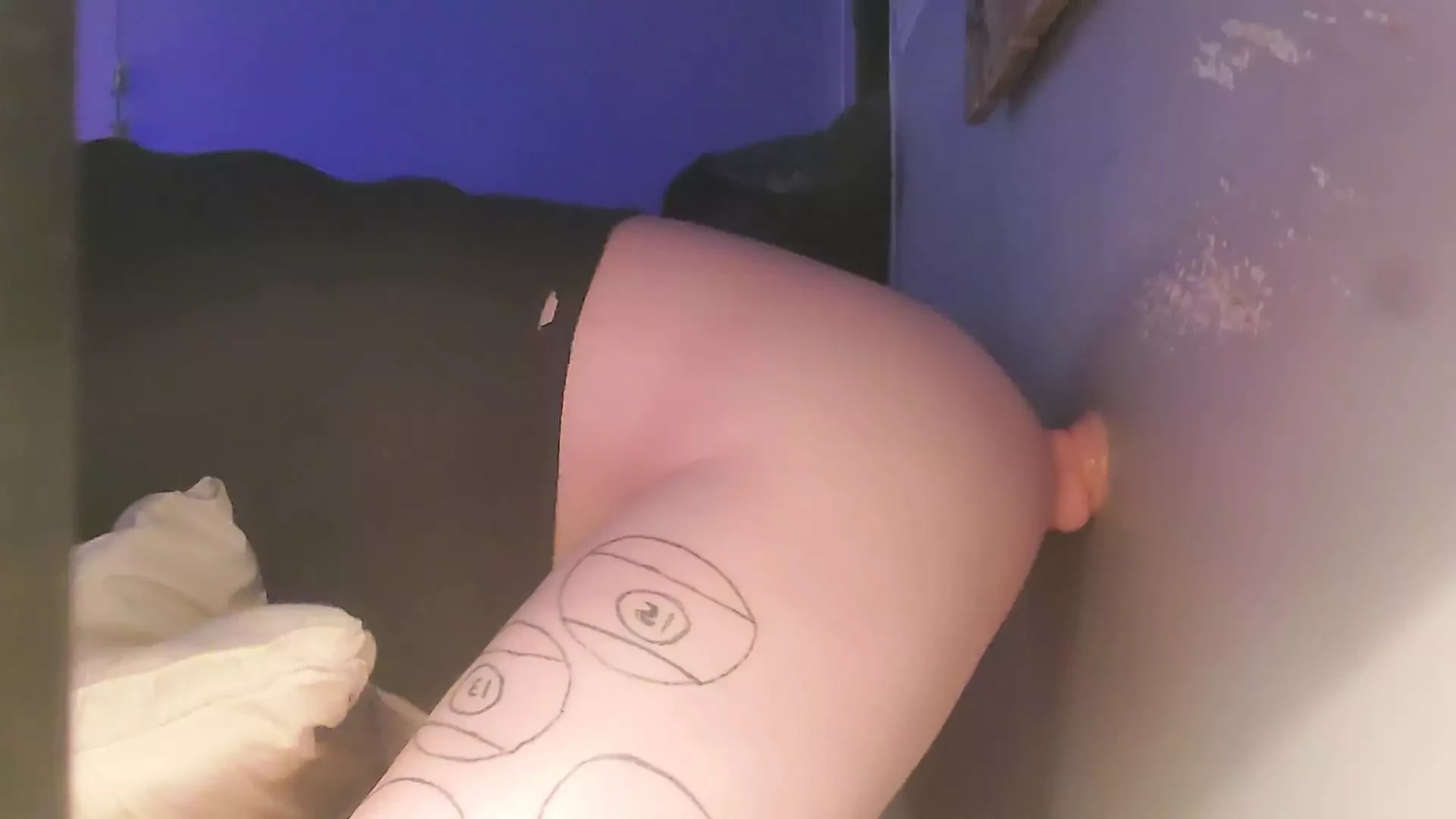 playing with my dildo