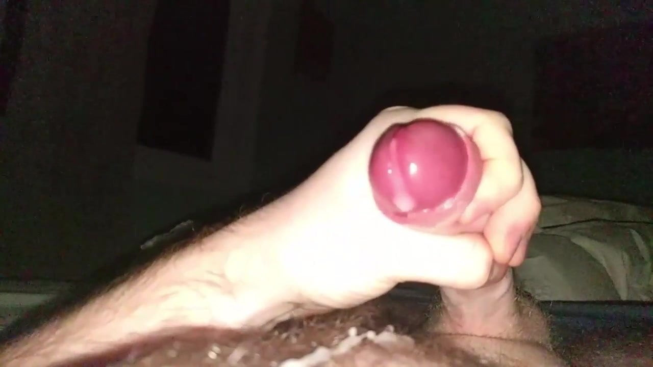 Masturbation with a cumshot in slow-mo