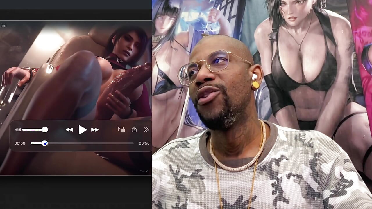 Товста трансгендер Ада Вонг дрочить і на весь її приватний літак