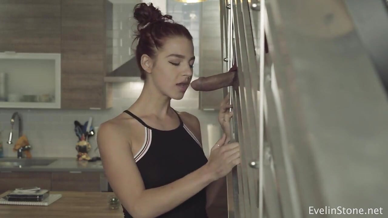 Stairwell Glory Hole BJ Facial Swallow