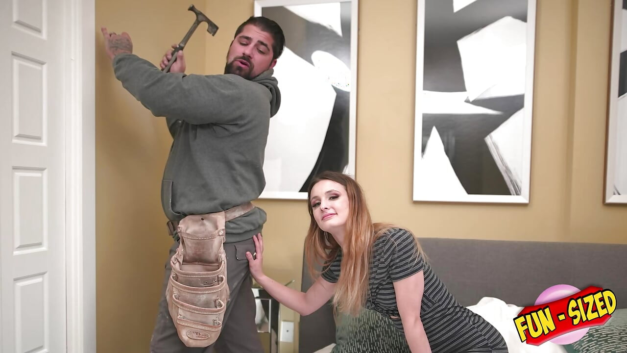 FunSize Teens - A Petite Teen is Nailed hard by the Handyman
