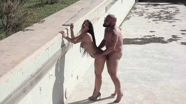 Threesome with German whores with big breasts and brunettes