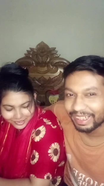 Emotional moment from "Desi Virgin Boy Learns How to Fuck by His Super Big Boobs Milf"