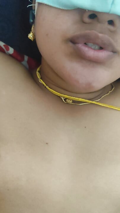 Girl getting wet by her husband