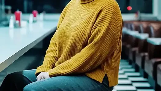Ich hüpfe meine großen titten in einem schwulen lesbischen pullover und anderen springern für meine 48F fußballtrainerin, die sie und das gesamte team ficken will!