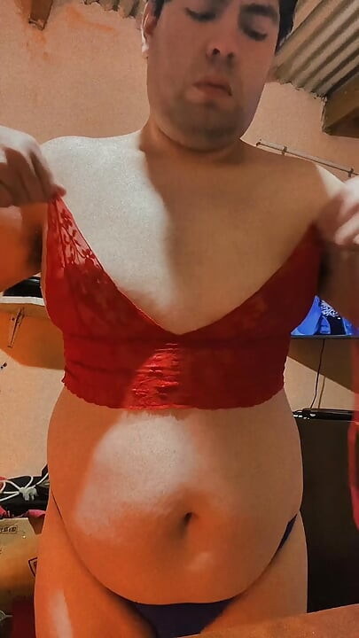 Wearing new clothes for my daddy I hope he likes to see me