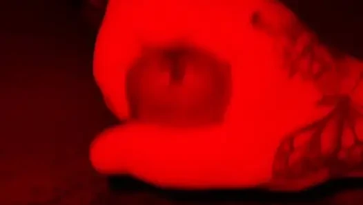 Stepsister plays with my bbc while we’re home alone and I cum all over her tits