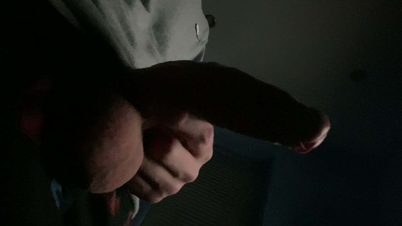 Stroking My Big Throbbing Cock