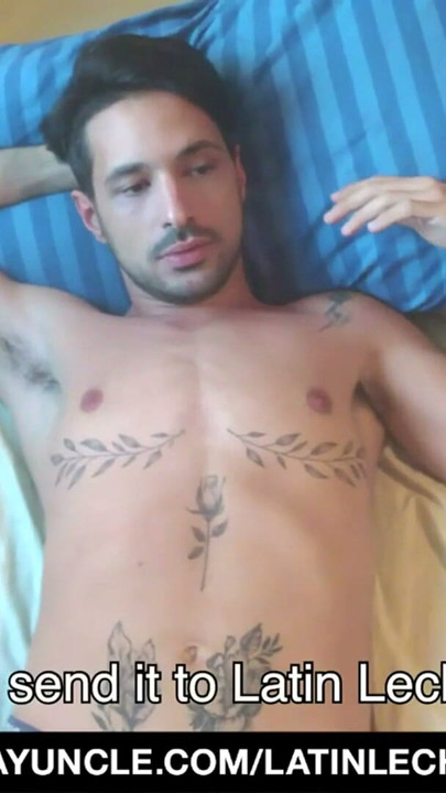 Tattooed Latin Macho Makes His First Porn On Camera | Clip 1