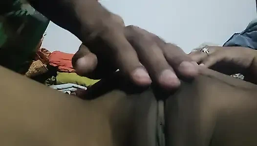 Step cousin massaged my pussy