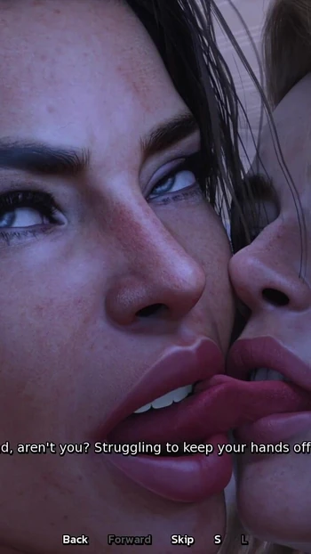 Stunning moment from "MILF Step Aunty Taught Innocent Stepson How to Pleasure His Stepmom - 3D Hentai Animated Porn - Life"