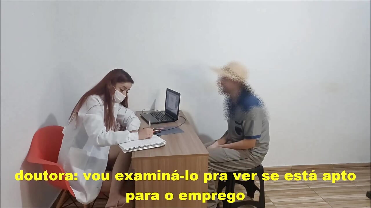 Employees At The Admission Exam With Naughty Doctor