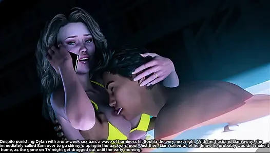 Awam Sophia real fuck - stiefmutter MILf Sophias bikini-necken wird zu einem rohen fick - affäre, von liam erwischt