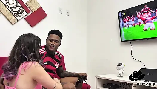 I Was Playing Video Games and My Stepbrother Came to Give Me a Call.