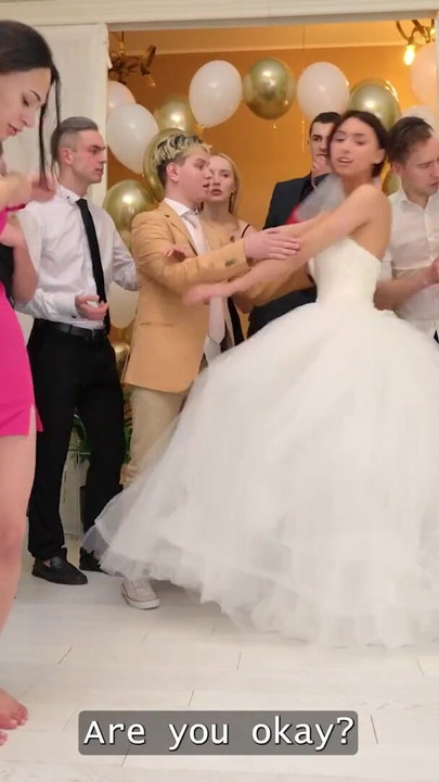 Stunning moment from "BRIDE4K. All our guests saw me fucking on my wedding"