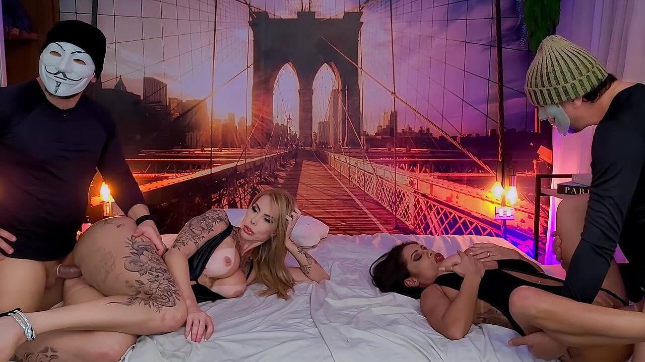 I fucked my friend's busty girlfriend, and he fucked my ass girlfriend.