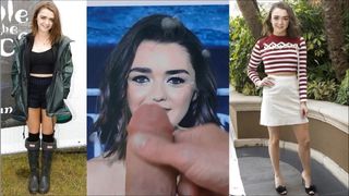 Omaggi di sborra per Maisie Williams