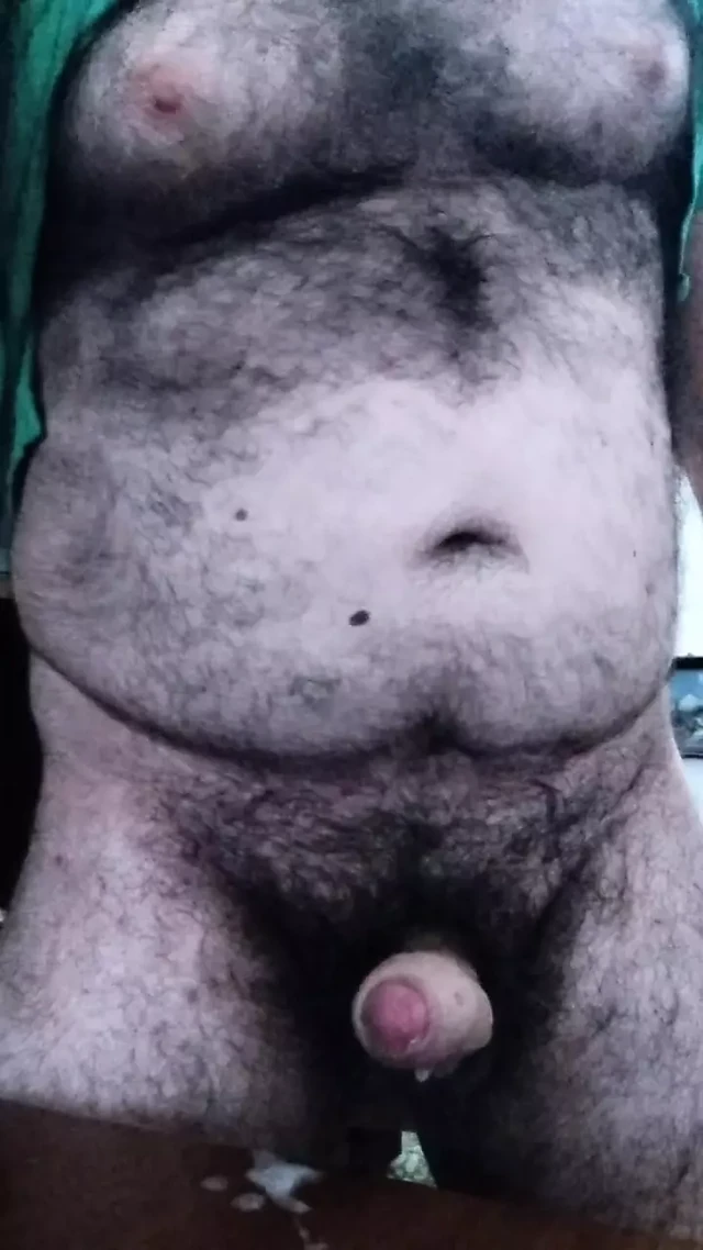 cumshot on the table
