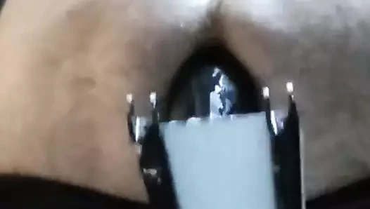 Consolador de 13 pulgadas golpeando mi agujero