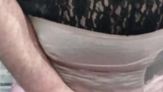 Wifes lingerie cum