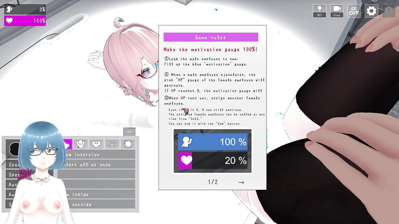 Začněte řídit oddělení sexuální úlevy! Demo hratelnost 2