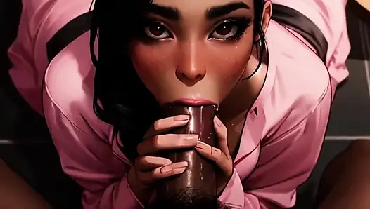 Spicy Toons Korean Stepdaughter Learns About Big Black Cock Part 1