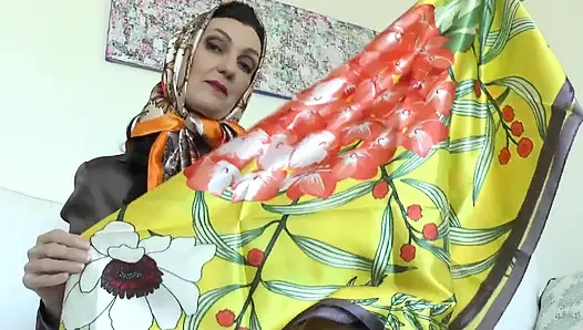 Exciting Satin Scarf Games! Lady Victoria Valente
