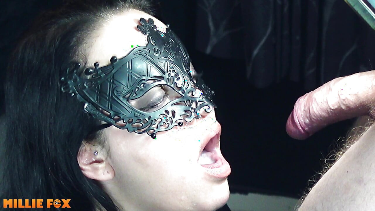 Super hete randen leidde tot een milf die een gigantische lading sperma moest slikken - Millie Fox