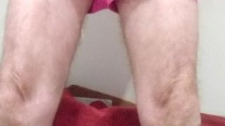 Cumshot at the morning,pink panties, morgen s gewichst