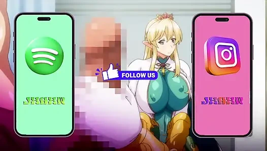 Witchy sluts get fucked hard in the world of magicians ! Kyonyuu Elf Oyako Saimin hentai porn, hentai sex scenes