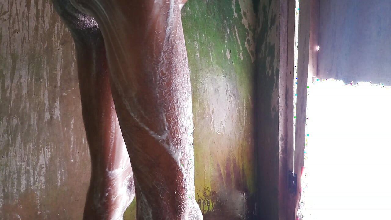 I saw my student big monster cock while he was bathing and mastrubation in bathroom