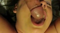 lick his balls for cum in mouth