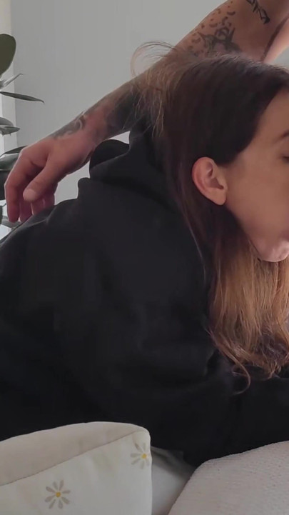 Her Stepfather Punished Her by Fucking Her in All Holes Because She Was Expelled From the University.