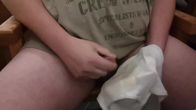 morning jerk in Underwear