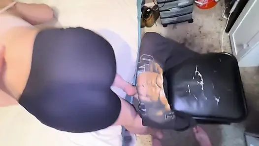 Fucking my stepmom after her workout