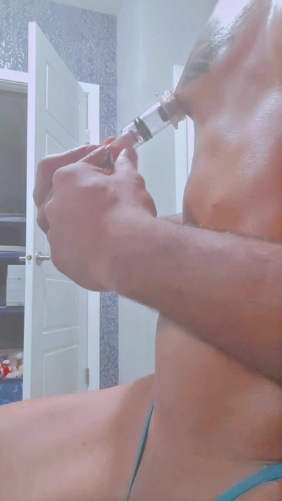 Powerful moment from "sexy twink hot body nice abs get freaky with nipple play"