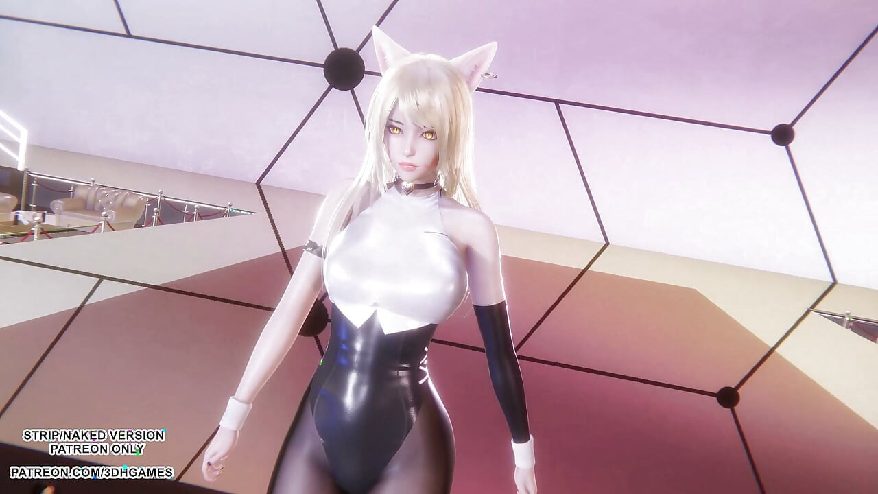 MMD CHUNG HA - STRESS - Tari Liga Legenda Kpop Seksi Ahri - Hentai Tanpa Sensor 4K 60FPS