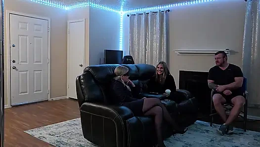 Flight Attendant MILF Wants Friend's Husband to Breed Her!