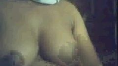 indian girl showing off on cam....