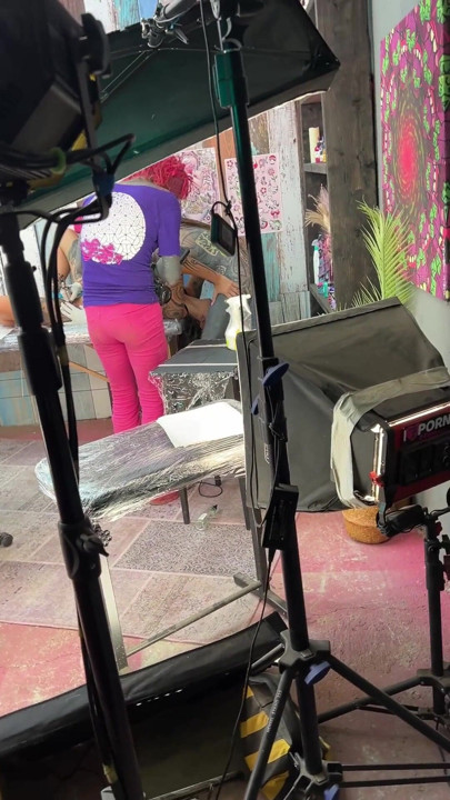 Tattoo Shop Slut Gets Pussy Licked & Sucks Cock While Getting Inked | Clip 2